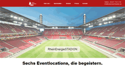 Desktop Screenshot of koelnersportstaetten.de